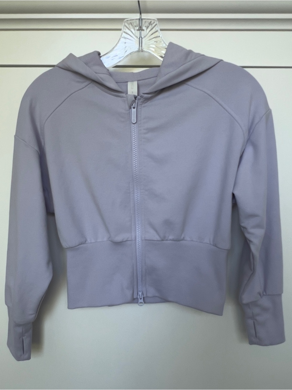 Zella Lavender Hooded Zip Jacket